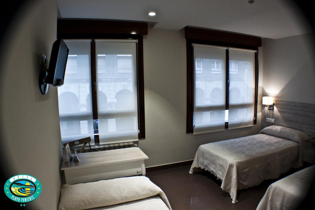Hotel Playa Poniente Gijón Esterno foto